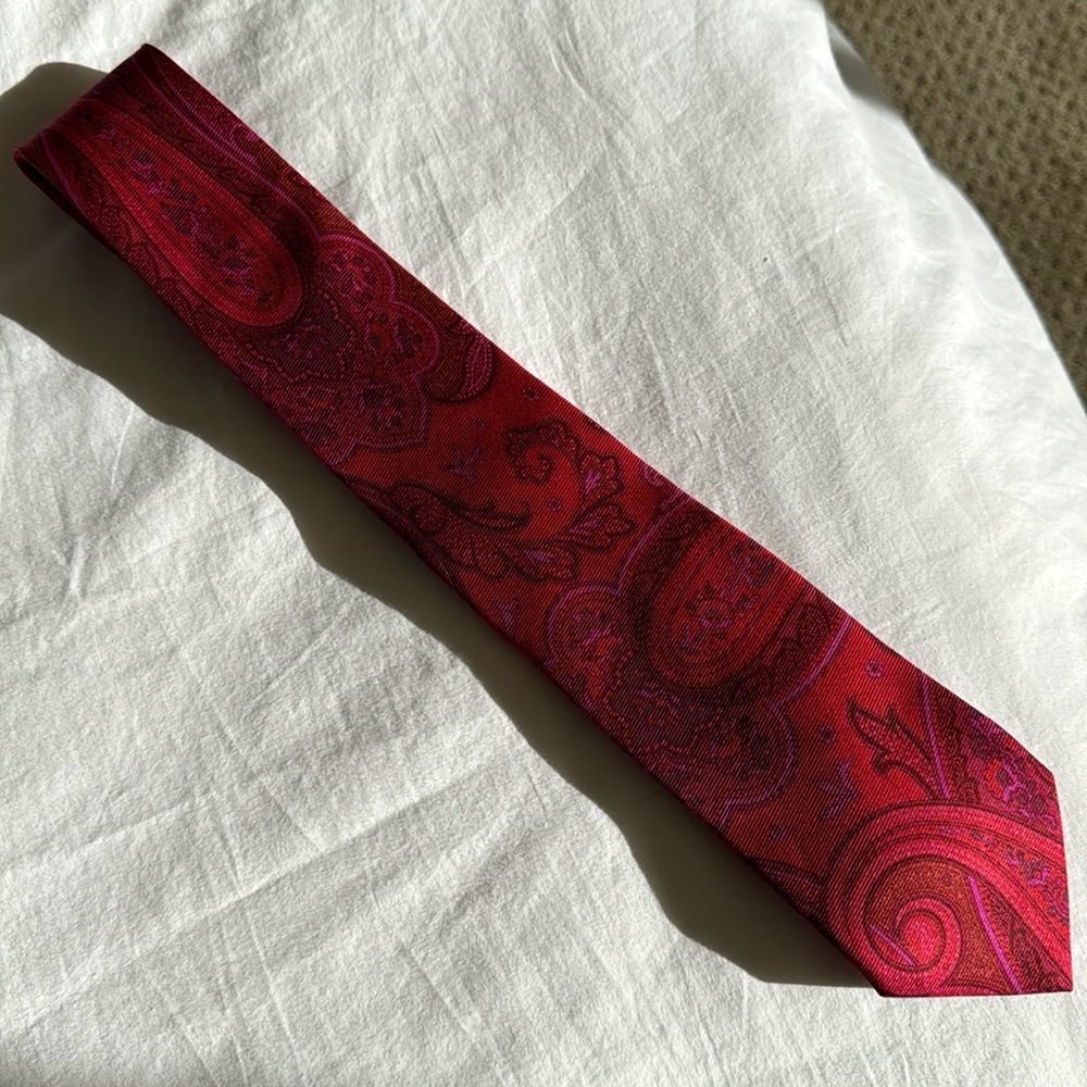 Etro necktie, 100% silk